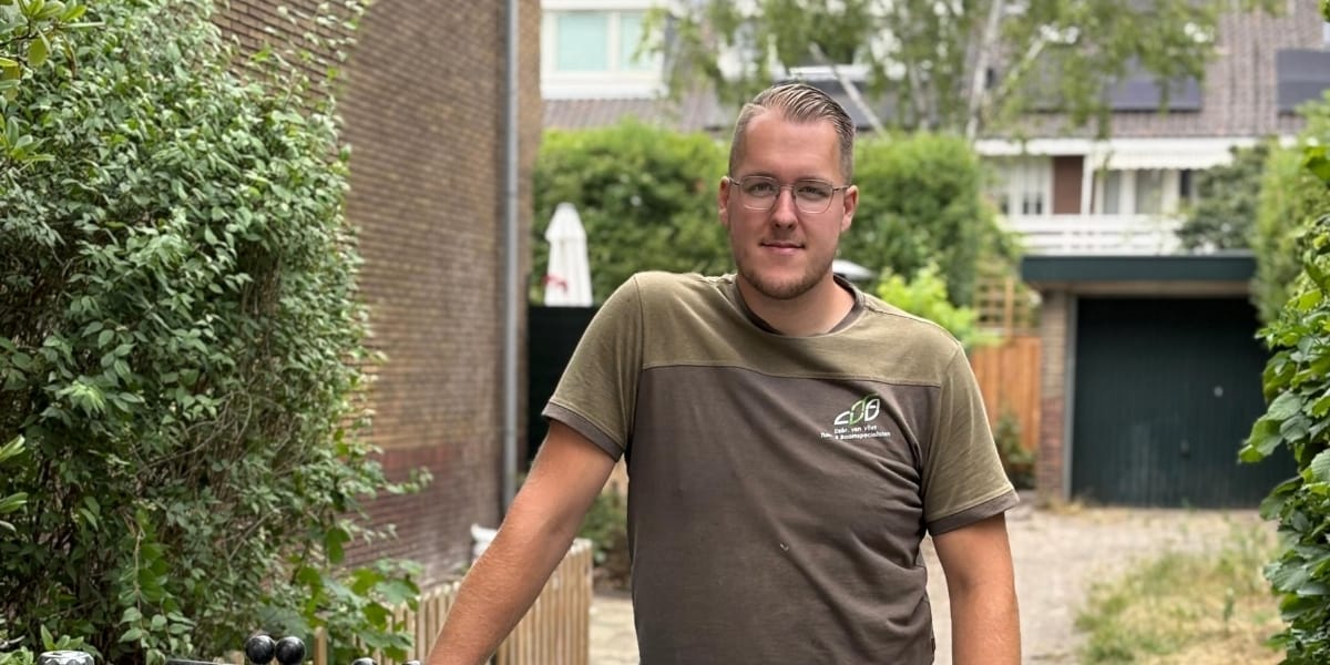 In gesprek met Mikey – al 7 jaar hovenier bij Gebr. van Vliet